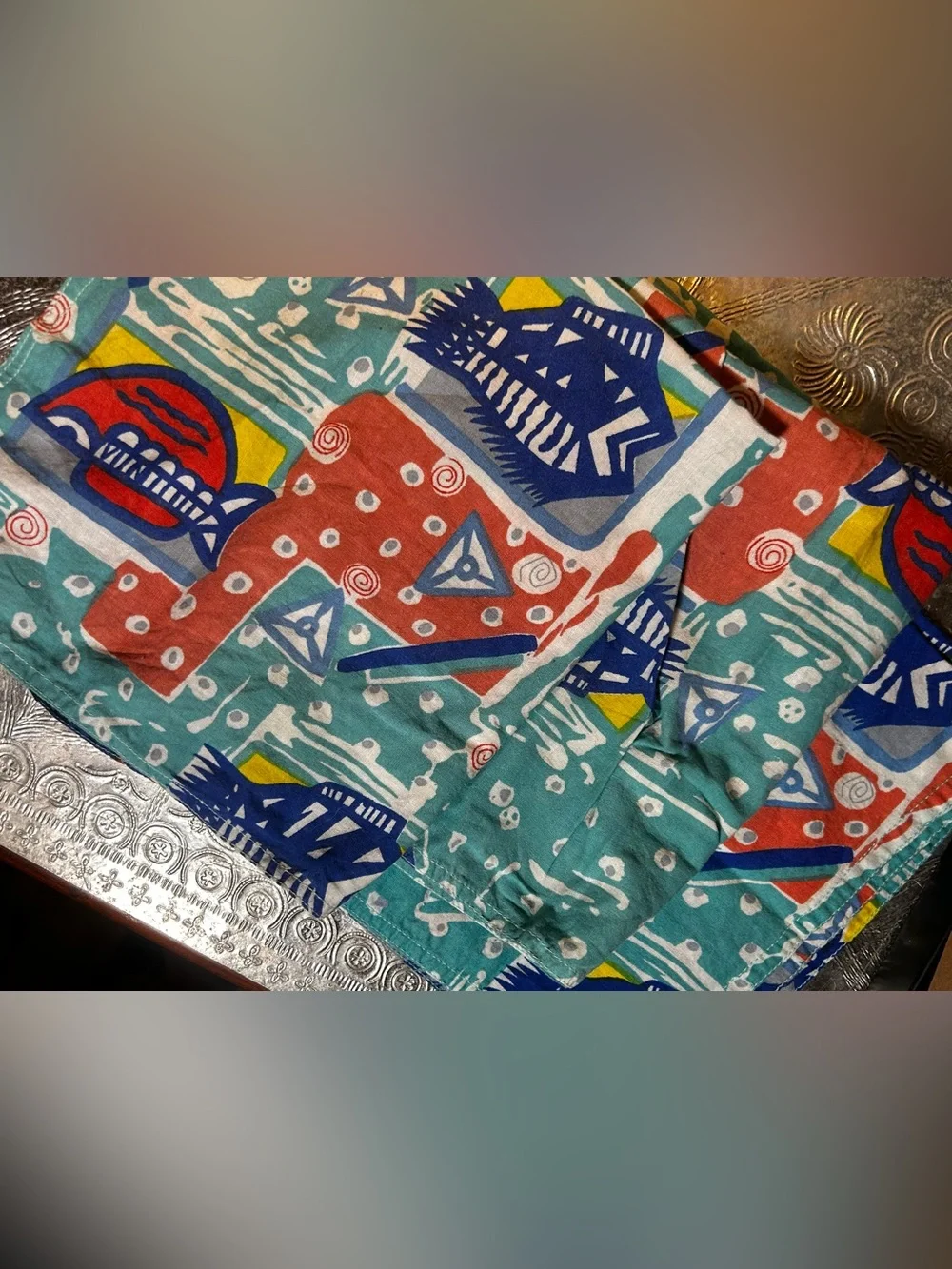 Vintage Abstract Napkins (Set of 3)